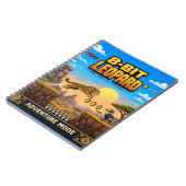 Carnet Léopard, Pixel Art 8 Bits Rétro (Côté gauche)