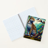 Carnet Léopard Serenity : Gras Tropical Design (Intérieur)