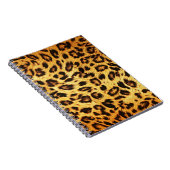 Carnet Leopard tendance : Motif de design de peau. (Côté Droit)