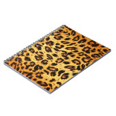 Carnet Leopard tendance : Motif de design de peau. (Côté gauche)