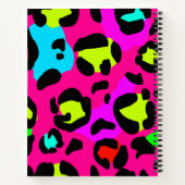 Carnet Léopée rose chaud (Dos)