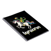 Carnet Lepricorn Leprechaun Unicorn St Patrick's Day (Côté Droit)