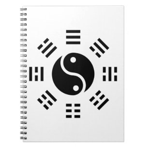 Carnet L'Équilibre : Ba Gua, huit trigrammes yin yang MT