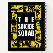 Carnet L'équipe du suicide | Blocs d'icônes jaune et noir (Dos)