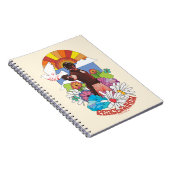 Carnet L'équipe du suicide | Fleurs et soleil Peacemaker (Côté Droit)