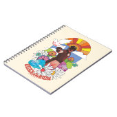 Carnet L'équipe du suicide | Fleurs et soleil Peacemaker (Côté gauche)