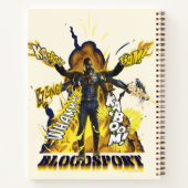 Carnet L'équipe du suicide | Graphique d'action Bloodspor (Dos)