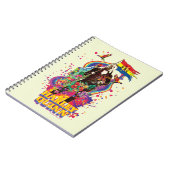 Carnet L'équipe du suicide | Harley Quinn Flowers & Rainb (Côté gauche)