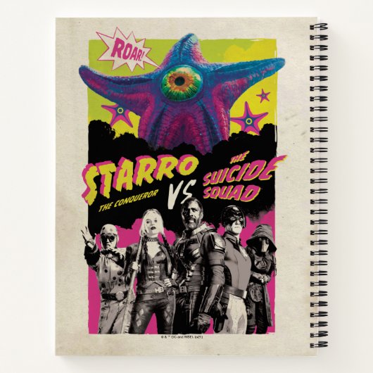 Carnet L'équipe du suicide | Starro Vs L'Équipe Suicide (Dos)