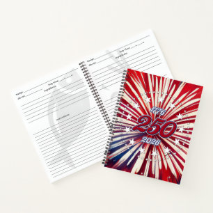 Carnet Les 250 ans d'Amérique 1776-2026 Feux d'artifice R