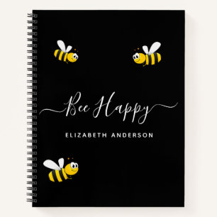 Carnet Les abeilles noires heureux nom d'été