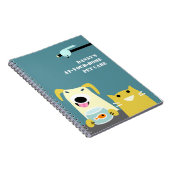 Carnet Les affaires de la garde d'enfants d'animal (Côté Droit)