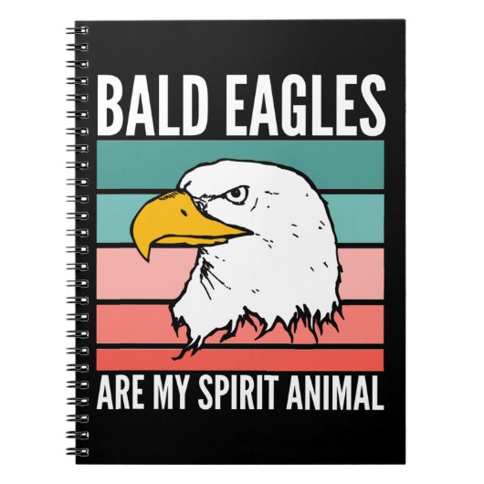 Carnet Les Aigles Baltes Sont Mon Esprit Animal (Devant)