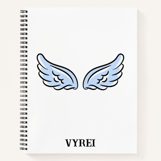 Carnet Les ailes du petit ange mignon (Devant)