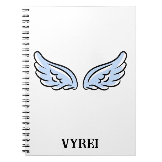 Carnet Les ailes du petit ange mignon (Devant)