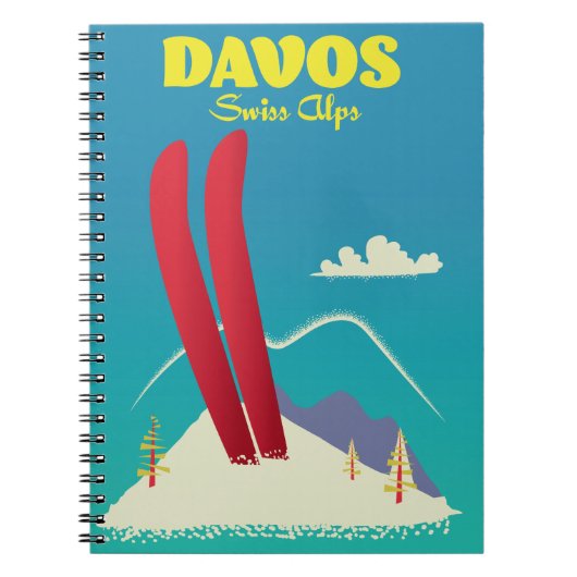 Carnet Les Alpes suisses de Davos (Devant)