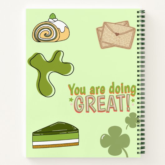 Carnet Les amateurs de Matcha 🥫 🍵 🧇 (Dos)