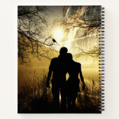 Carnet Les amateurs romantiques Silhouette au coucher du  (Dos)