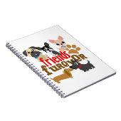 Carnet Les amis Furever poursuit des chiots (Côté Droit)