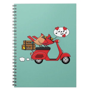 Carnet Les amoureux du Cardinal Rouge sur Scooter