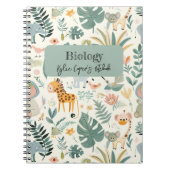 Carnet Les Animaux De La Jungle Pastels Retour À L'École (Devant)