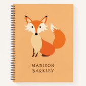 Carnet Les animaux mignons de la forêt de Fox Kid (Devant)