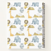 Carnet Les animaux Safari (Dos)