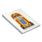 Carnet les années 50 juke-box à l'ancienne (Côté Droit)