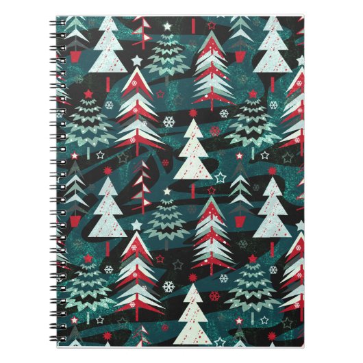 Carnet Les arbres de Noël. (Devant)