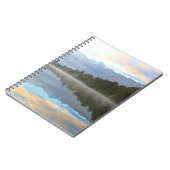 Carnet Les arbres du lac Misty Réflexion Nature paisible  (Côté gauche)