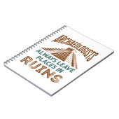 Carnet Les archéologues quittent toujours les lieux en ru (Côté gauche)