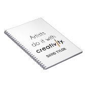 Carnet Les artistes le font avec créativité (Côté Droit)