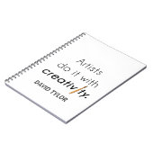 Carnet Les artistes le font avec créativité (Côté gauche)