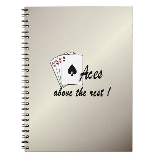 Carnet Les as au-dessus du reste de l'or antique (Devant)