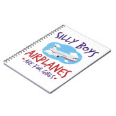 Carnet Les avions pour les filles adorables pilotes femme (Côté gauche)