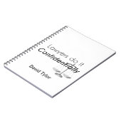 Carnet Les avocats le font en toute confidentialité (Côté gauche)