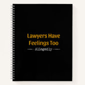 Carnet Les Avocats Ont Trop De Sentiments - Procureur (Devant)