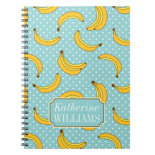 Carnet Les bananes et les points de Polk | ajoutent votre (Devant)