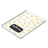 Carnet Les bananes géométriques | ajoutent votre nom (Côté gauche)