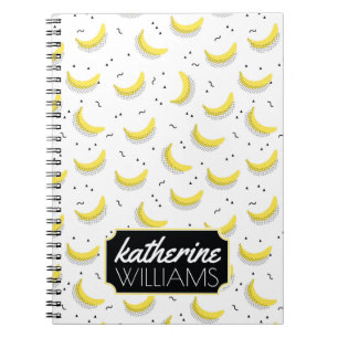 Carnet Les bananes géométriques ajoutent votre nom
