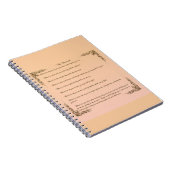 Carnet Les Béatitudes (Côté Droit)