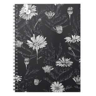 Carnet Les bourgeons de fleurs et les feuilles de camomil