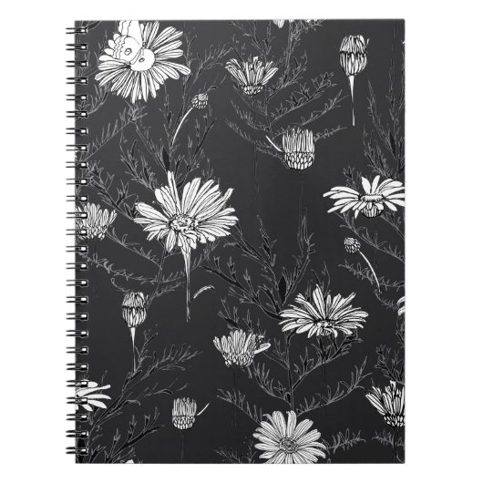 Carnet Les bourgeons de fleurs et les feuilles de camomil (Devant)