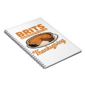 Carnet Les Brits savent comment manger sur Thanksgiving T (Côté Droit)