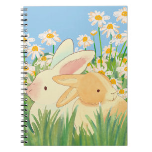 Carnet Les Bunnys mignons dans la nature