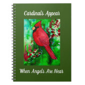 Carnet Les Cardinaux Apparaissent Quand Les Anges Sont Pr (Devant)