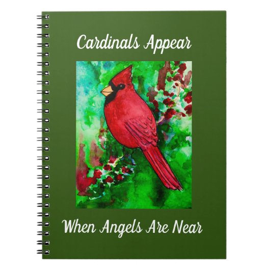 Carnet Les Cardinaux Apparaissent Quand Les Anges Sont Pr (Devant)