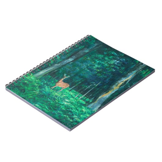 Carnet Les cerfs dans les bois (Côté gauche)