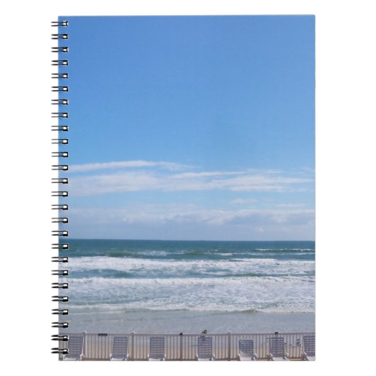 Carnet Les chaises longues attendent votre (Devant)