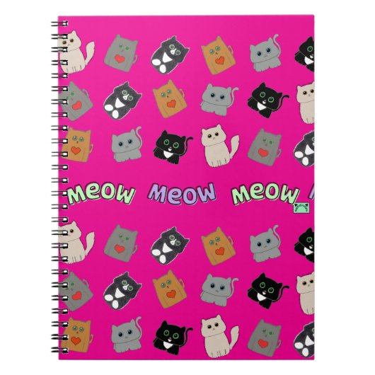 Carnet Les chats sont mon langage de l'amour (Devant)